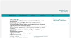 Desktop Screenshot of martina-singer.de